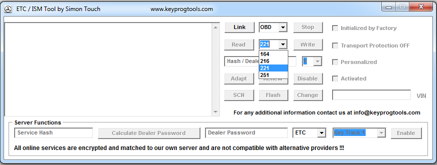 MB Mercedes 7G ISM Key Programmer