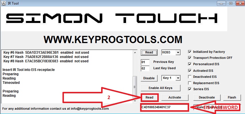 MB NEC KEY 5