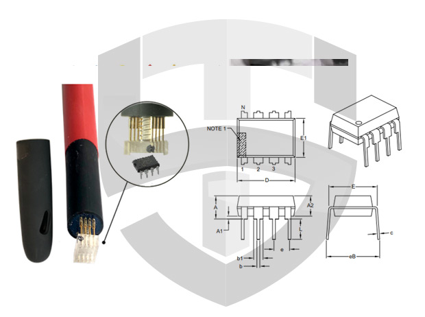 SOIC 8 TO DIP 8 208ML