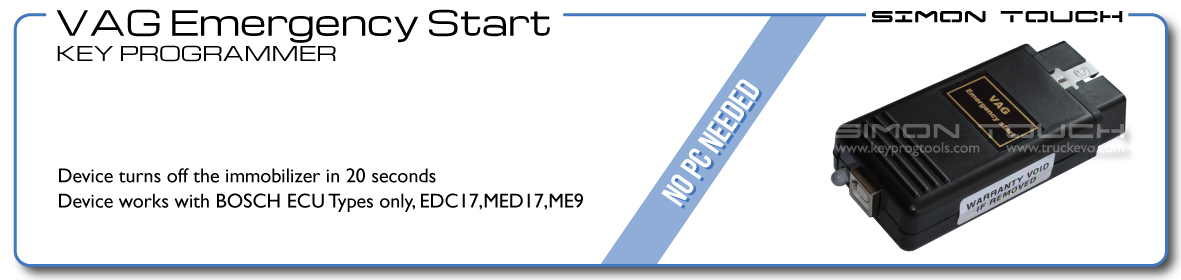 vag emergency start no pc needed